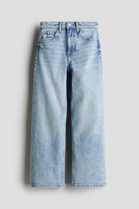 Детски дънки с висока талия H&M