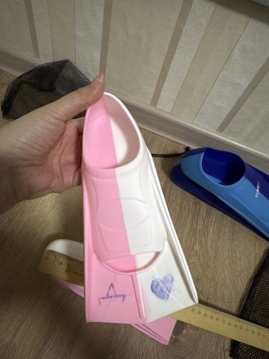 Ласты для девочки 25-26 размер 16,5 см