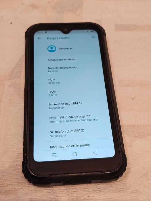 Telefon Rezistent Blackview BV5900 - 32GB ROM, 3GB RAM, Dual SIM, IP68 Rugged, USB-C