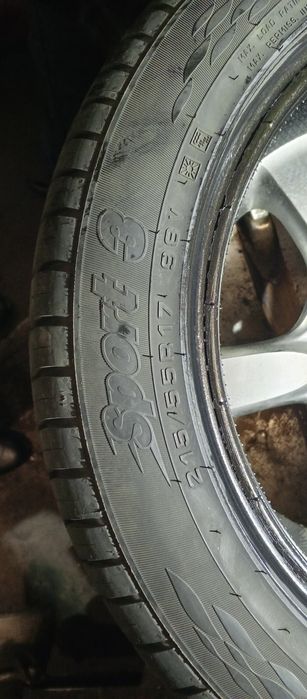 Продам диски с резиной летней Субару