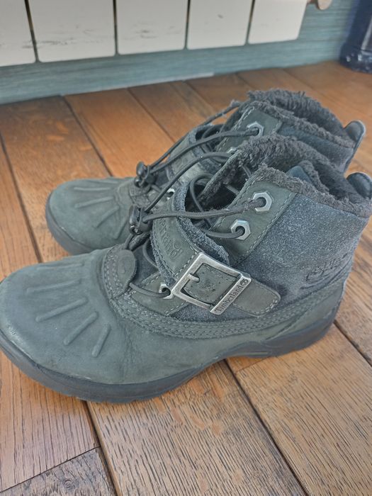 Детски зимни боти Timberland , естествена кожа ,32 номер