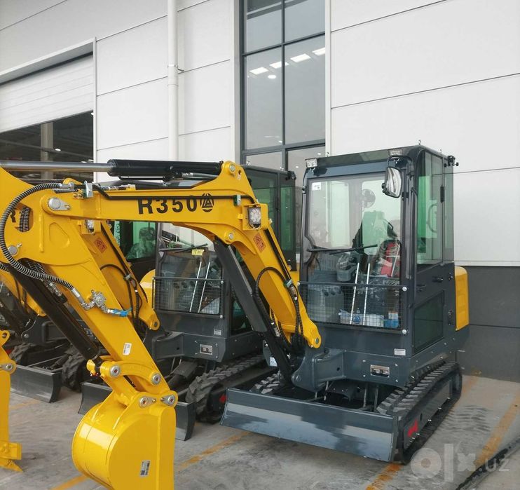 Yangi mini-ekskavator R350 (2,5 tonna) — professional ishlar uchun