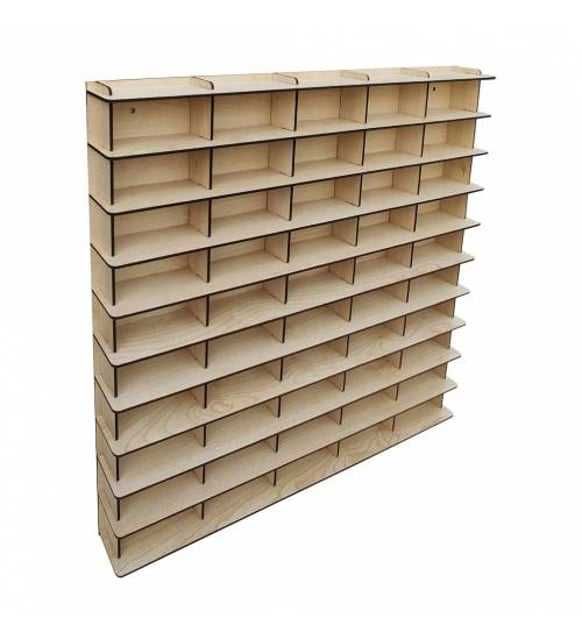 Hot Wheels Matchbox Majorette Siku - Дървена етажерка за макетни коли