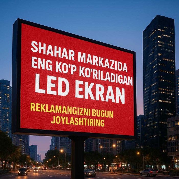 LED ekranlar Samarqand viloyatida | ЛЕД Экранах в Самарканде