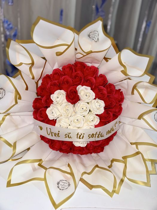 Buchete trandafiri de sapun parfumati orice model.