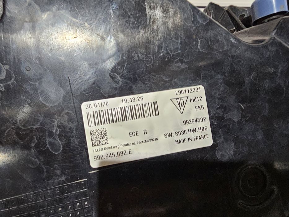 Stop dreapta led Porsche Carrera 911 992 dupa 2019 cod 992945092E