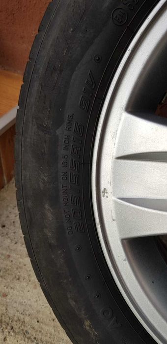 Roți de vară cu jante orig. Ford 5x108 16, 6,5jx16, Falken 205/55/R16
