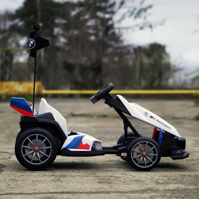 Kart electric cu functie Drift, BMW Motosport 2x 250W, 24V #white