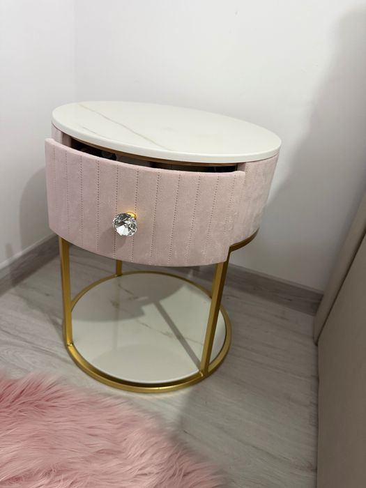 2 noptiere catifea la 1000 ron Mauro Ferretti