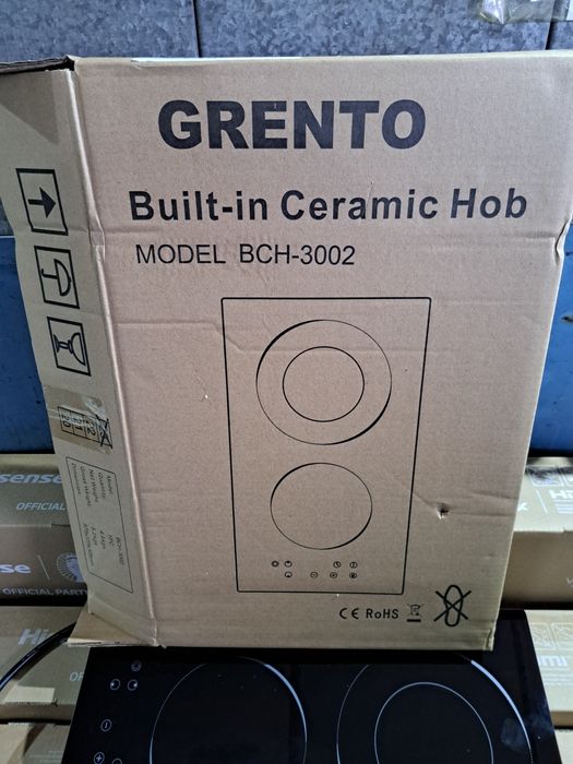 Нов двоен/двойка плот/котлони за вграждане 2ка Гренто/Grento с разшире