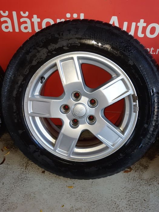 Jante jeep R17 cu anvelope de iarnă în stare bună