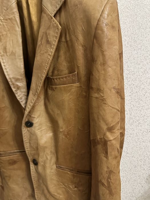 Мъжко сако!Естествена кожа!