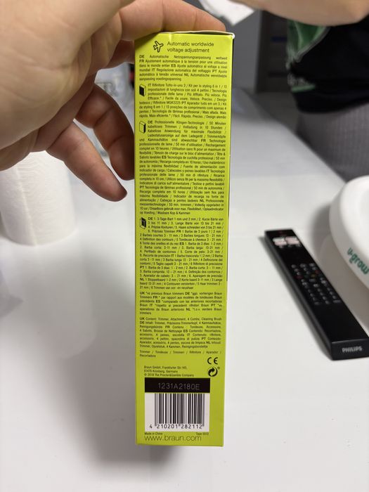 aparat de tuns Braun nou