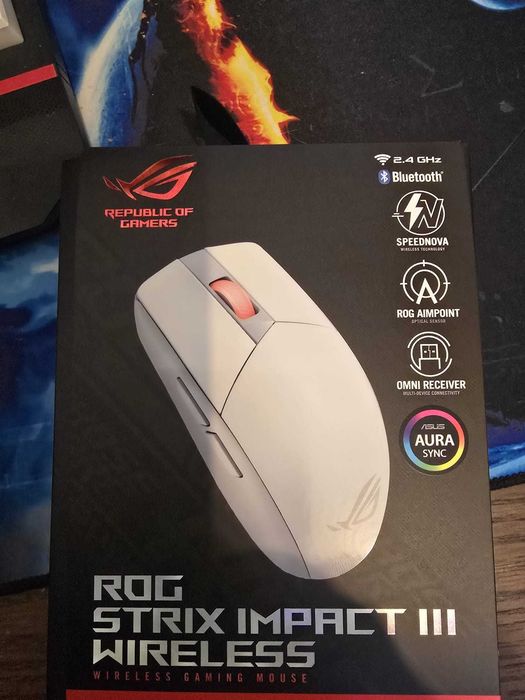 Asus Rog Strix Impact III Wireless Gaming Mouse