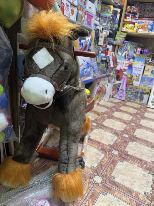 Качалка-Лошадка мягконаб.,муз