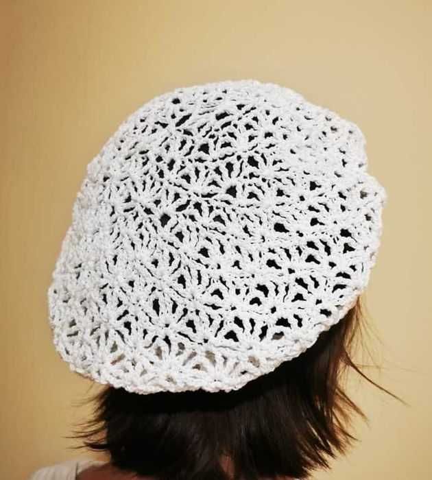 Летние женские береты ручной работы