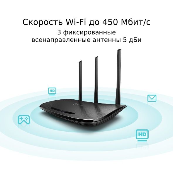 Модем, wife Router tp link TL-WR940N N 450.