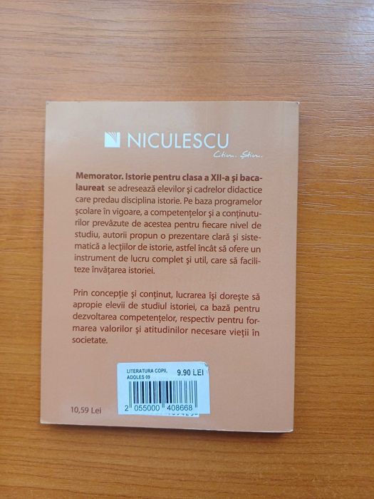 Carte de istorie pentru bacalaureat +memorator
