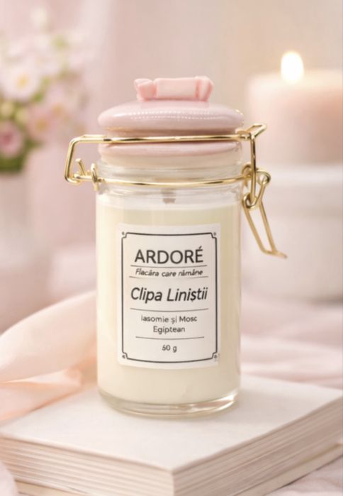 Lumanari parfumate din ceara de soia 70ml