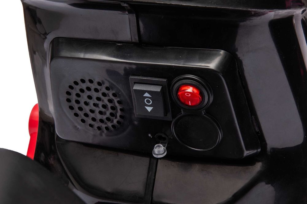 Scuter electric cu remorca, telecomanda, Kinderauto BJBTK3 2x35W Black