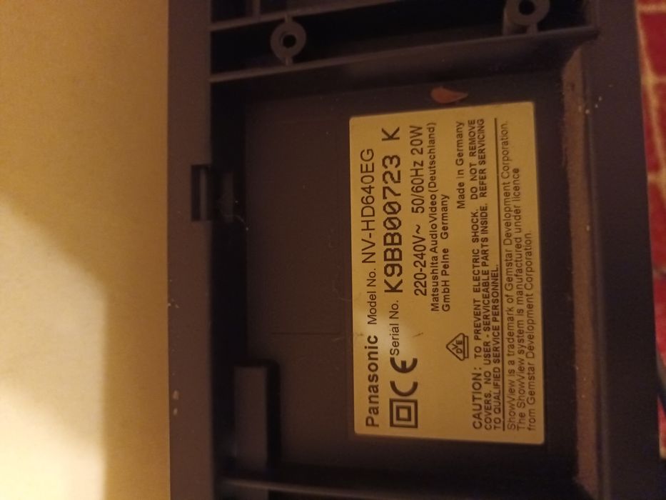 Videocasetofon Panasonic