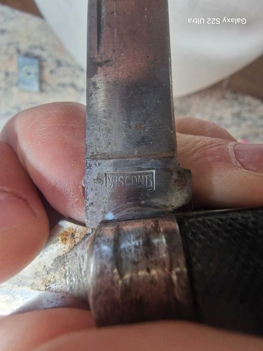 cuțit de șef de barcă italian Visconti din al Doilea Război Mondial