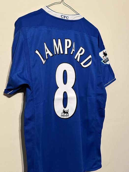Тениска на Chelsea FC с Frank Lampard и баджове на Висша Лига -  НОВА!