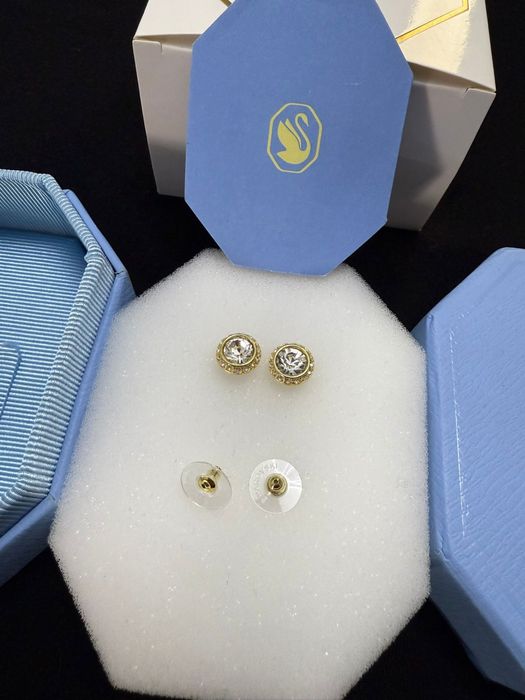 Cercei Swarovski gold angelic