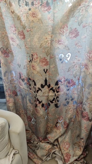 Штора с люриксом