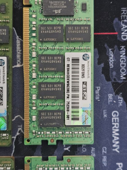 Kit 128GB RAM Samsung DDR4 ECC Registered Server