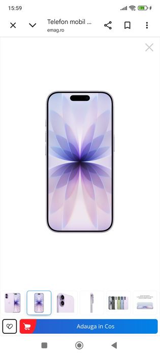 Telefon IPHONE 17 GB 256 NOU