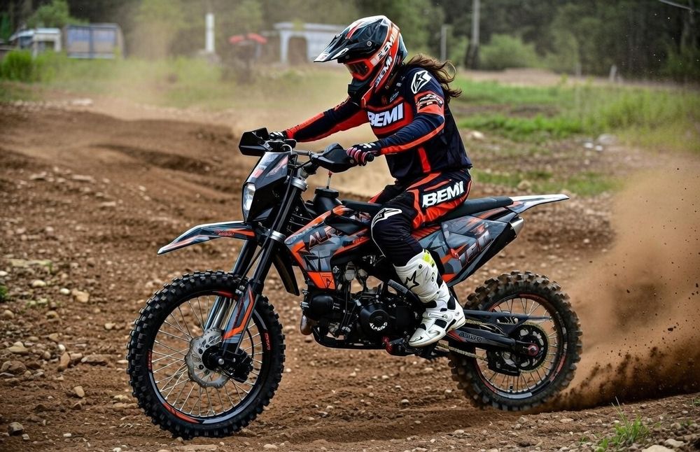 Moto Cross 4T Bemi 150 Alfa T6 Off-Road 19/16