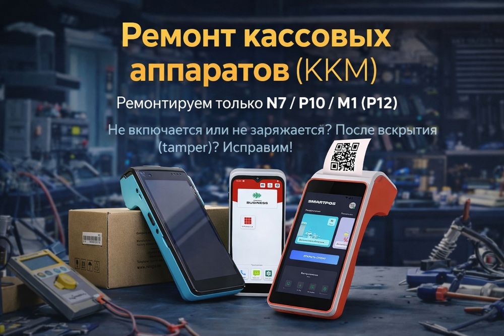 Ремонт кассовых аппаратов N7/P10/M1 от Uzkassa!