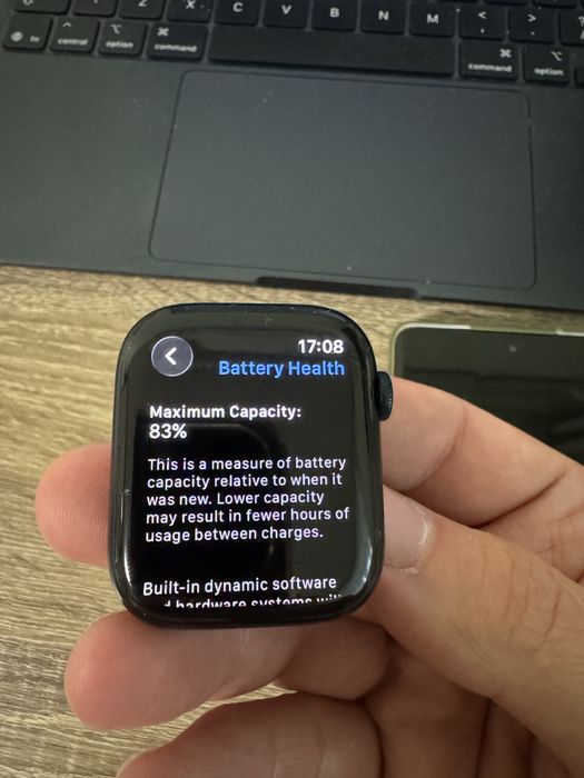 Apple Watch 7 45mm Midnight Sport band GPS