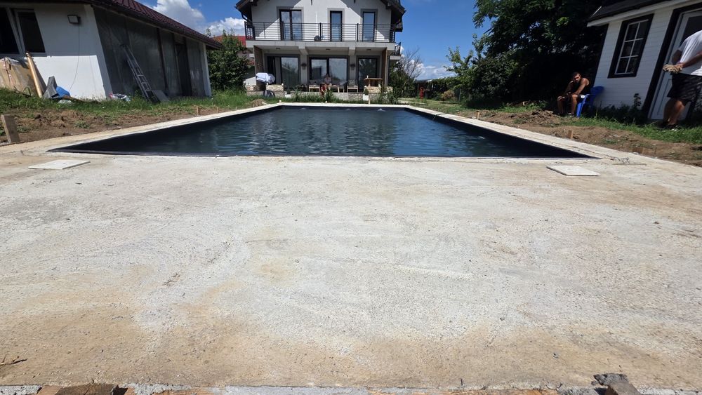 Construcții Piscine la Cheie | Beton, Cofraje Polistiren & Fibră | Hidroizolații & Montaj
