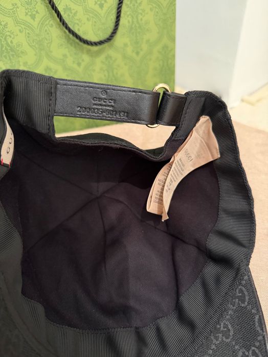 Sapca originala Gucci neagra nouă cu factura