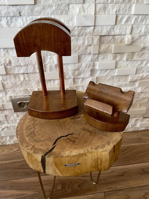 Suport lemn casti / controller Handmade