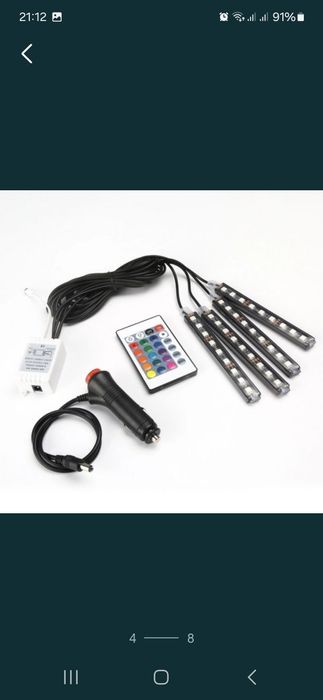 Lumini ambientale led RGB