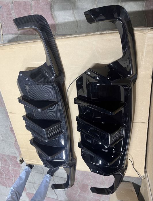 Диффузор BMW F10 губа