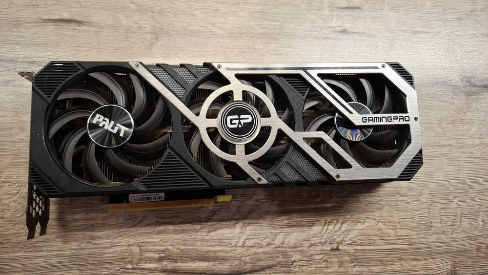 Palit RTX 3070 GamingPro 8GB(нови падове+термопаста)