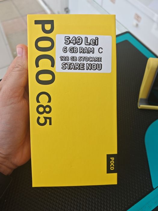 Poco C85, 6/128 GB, Nou, Garanție