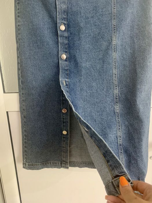 Дънкова дълга пола