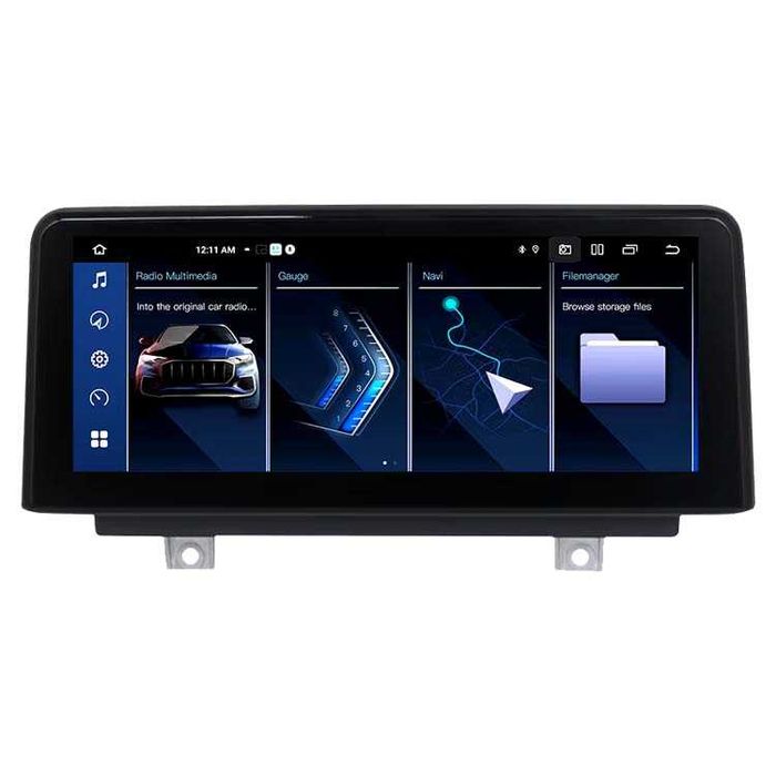 6GB RAM Мултимедия Android 14 BMW 3 F30 F31 F32 NBT Навигация Андроид