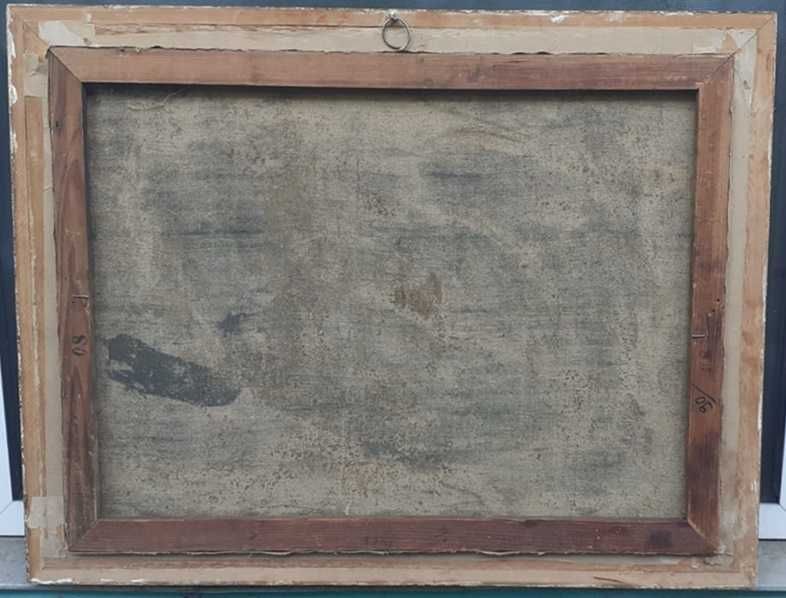 Tablou vechi - peisaj transilvanean - semnat Udvary Pál