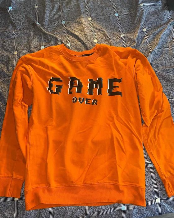 Bluza portocalie game over