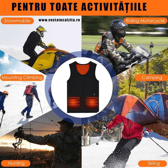 Vesta cu Incalzire Electrica Subtire