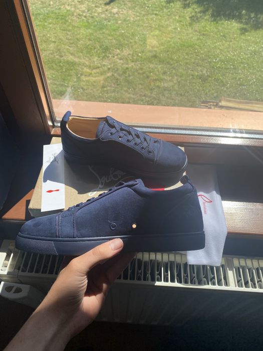 Louboutin albastru 42,43 Full box