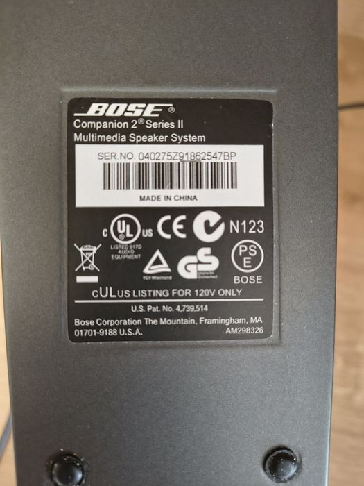 Boxe Bose Companion 2 series II