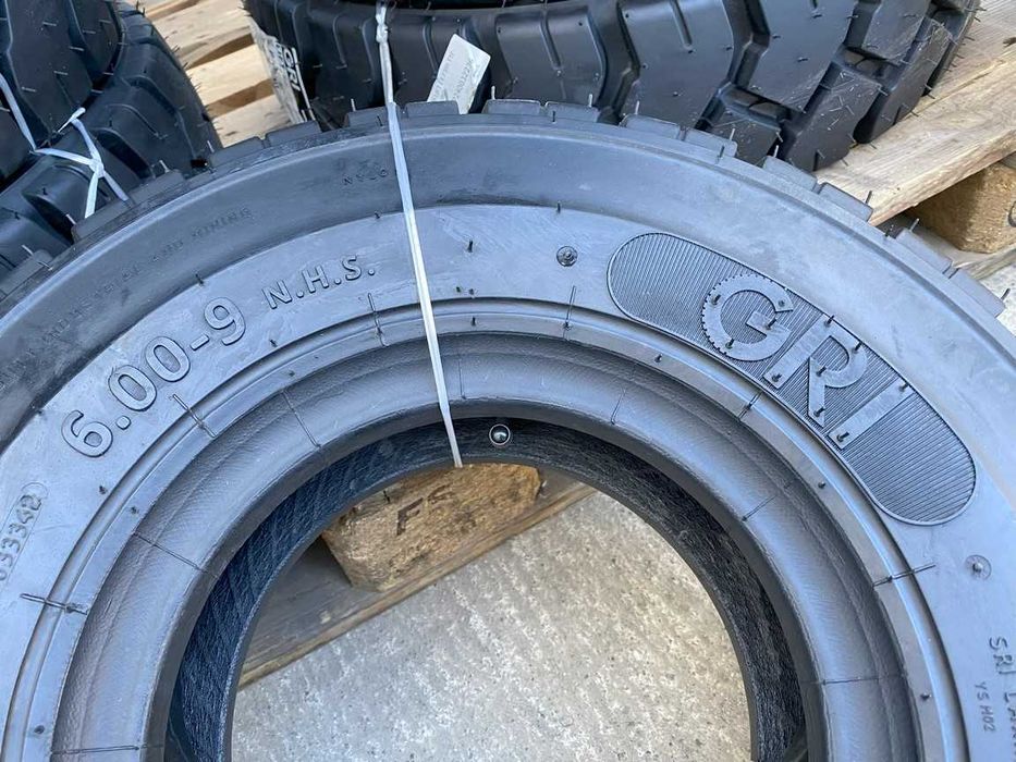 6.00-9 cauciucuri noi pentru stivuitor cu 12 pliuri marca GRI