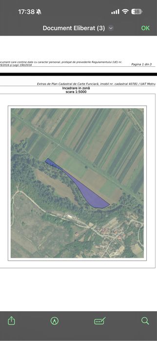 Teren extravilan / DN 67 / Motru